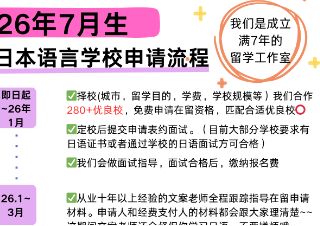 26年7月生申请流程图